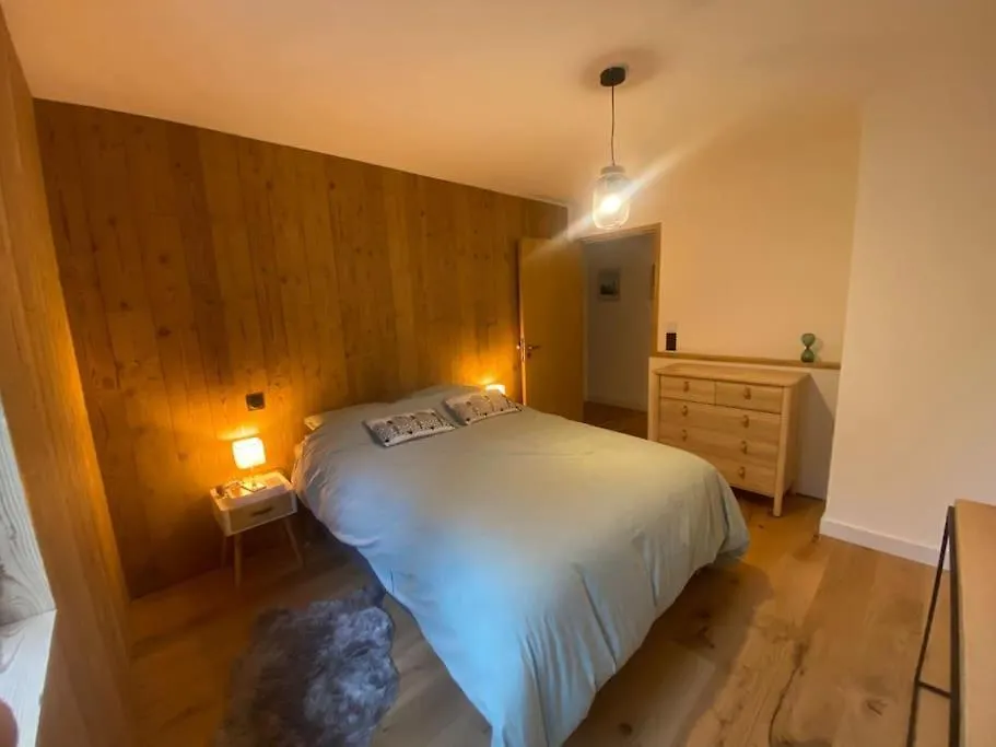 Appartement T2 De Standing Neuf 6-8 Personnes Avec Balcon Et Jardinet Au Pied Des Pistes A Combloux