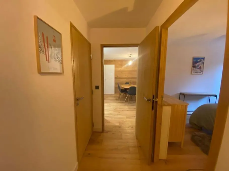 Appartement T2 De Standing Neuf 6-8 Personnes Avec Balcon Et Jardinet Au Pied Des Pistes A Combloux