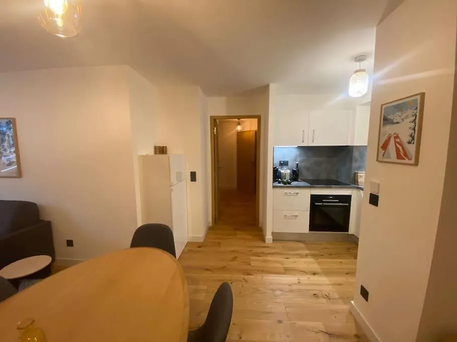 Apartment Appartement T2 De Standing Neuf 6-8 Personnes Avec Balcon Et Jardinet Au Pied Des Pistes A Combloux France