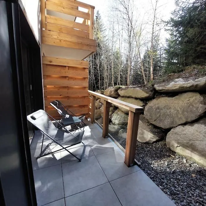 Appartement T2 De Standing Neuf 6-8 Personnes Avec Balcon Et Jardinet Au Pied Des Pistes A Combloux France